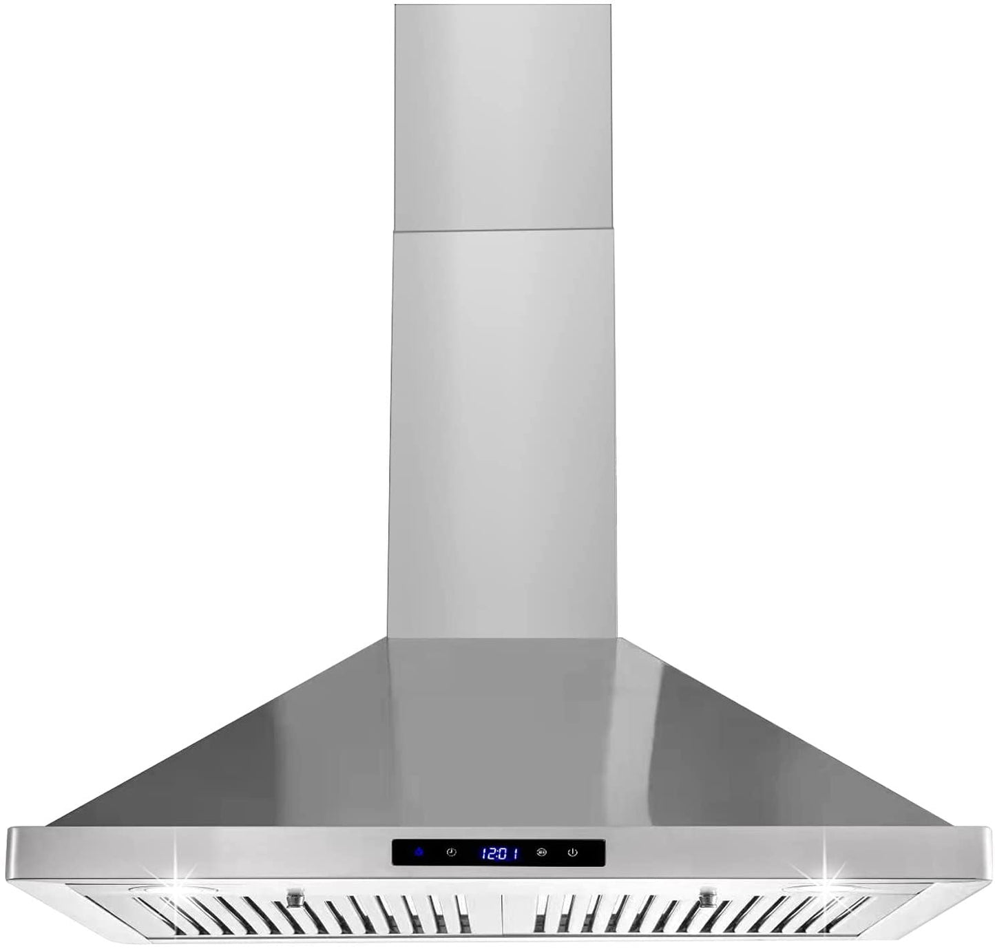 30/36 inch Range Hood 700CFM Wall Mount Stainless Steel Touch Control 3-speed Stove Vent - Renee Lane Company