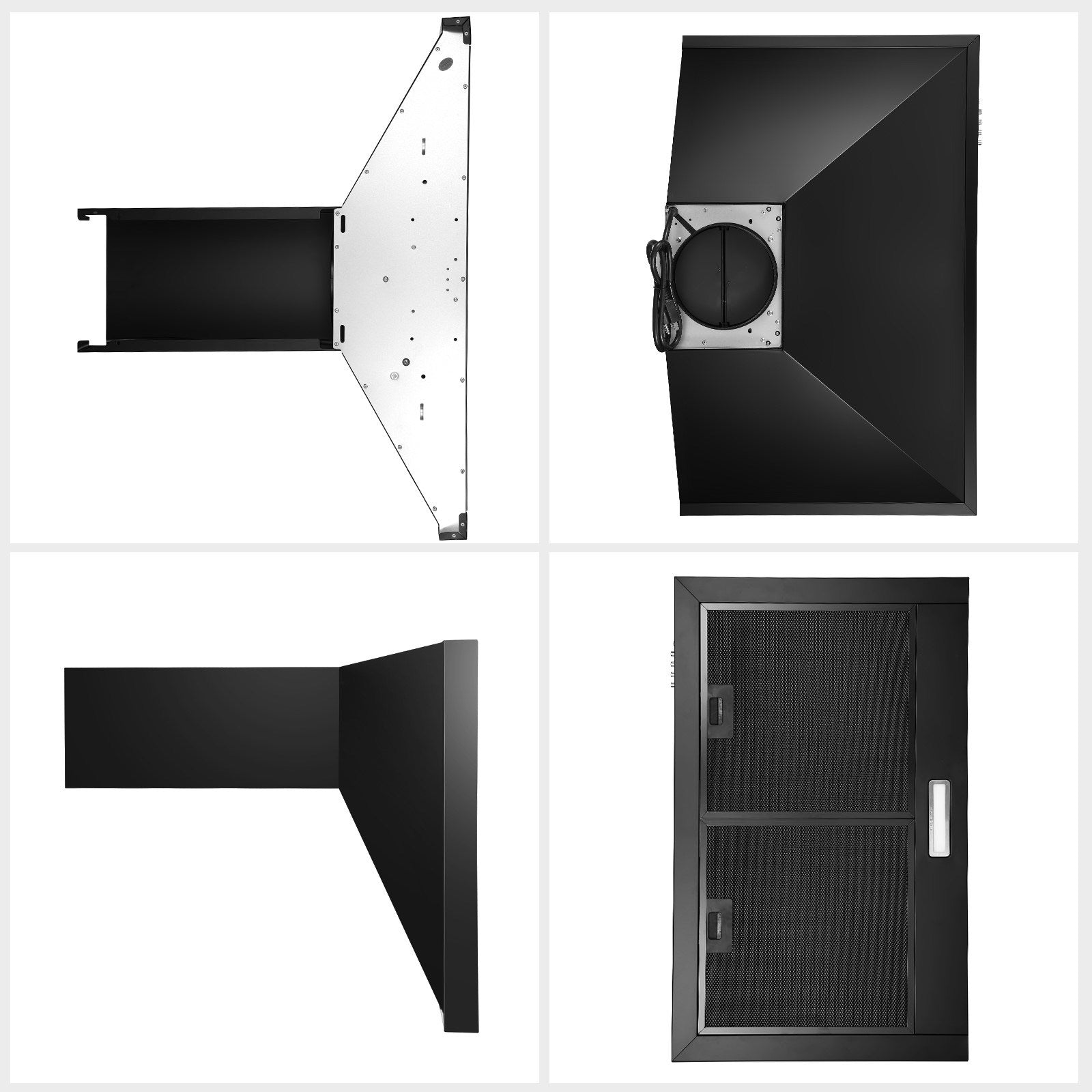 30 inch Wall Mount Range Hood Kitchen Exhaust Stove Vent 350CFM Mechanical Control - Renee Lane Company