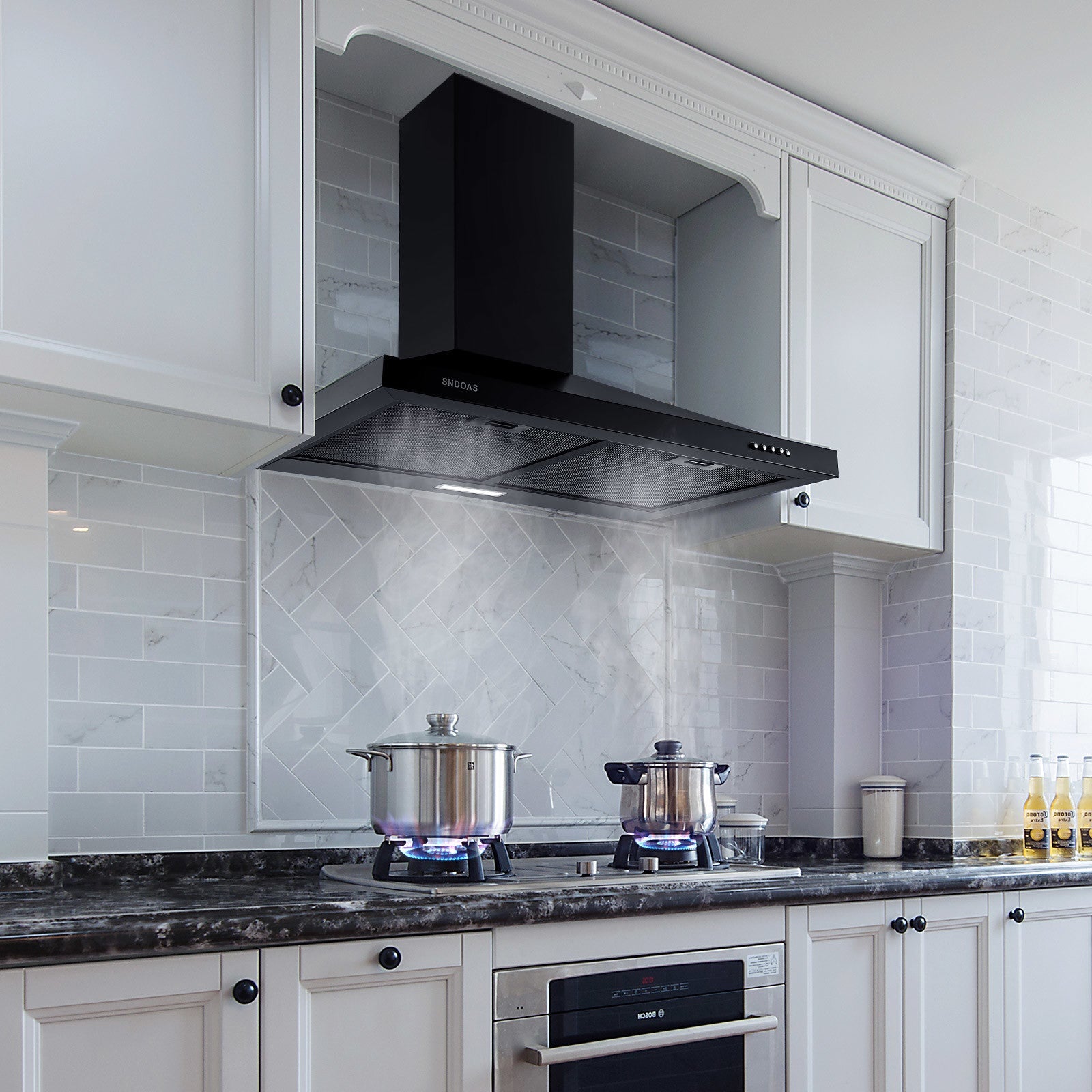 30 inch Wall Mount Range Hood Kitchen Exhaust Stove Vent 350CFM Mechanical Control - Renee Lane Company