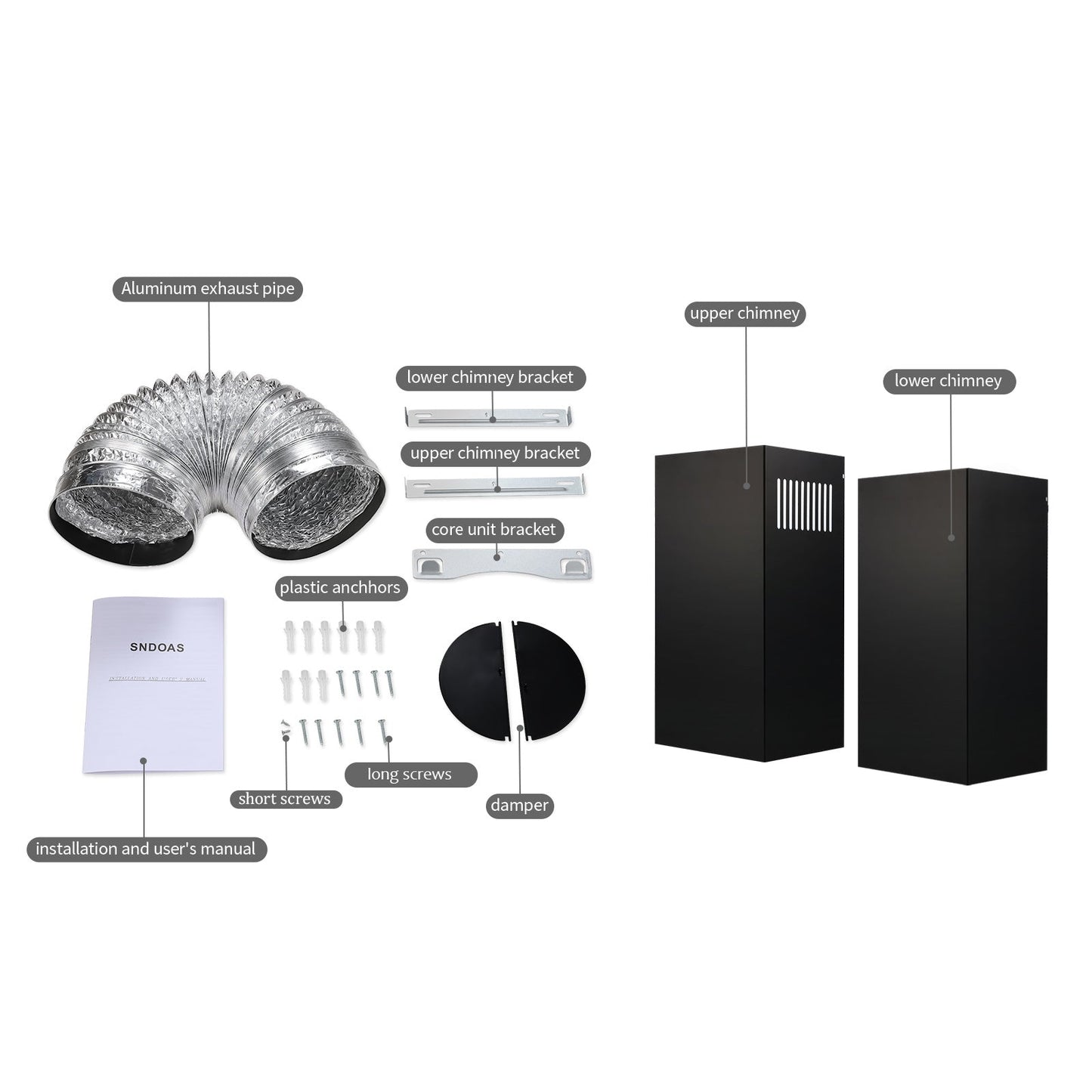 30 inch Wall Mount Range Hood Kitchen Exhaust Stove Vent 350CFM Mechanical Control - Renee Lane Company