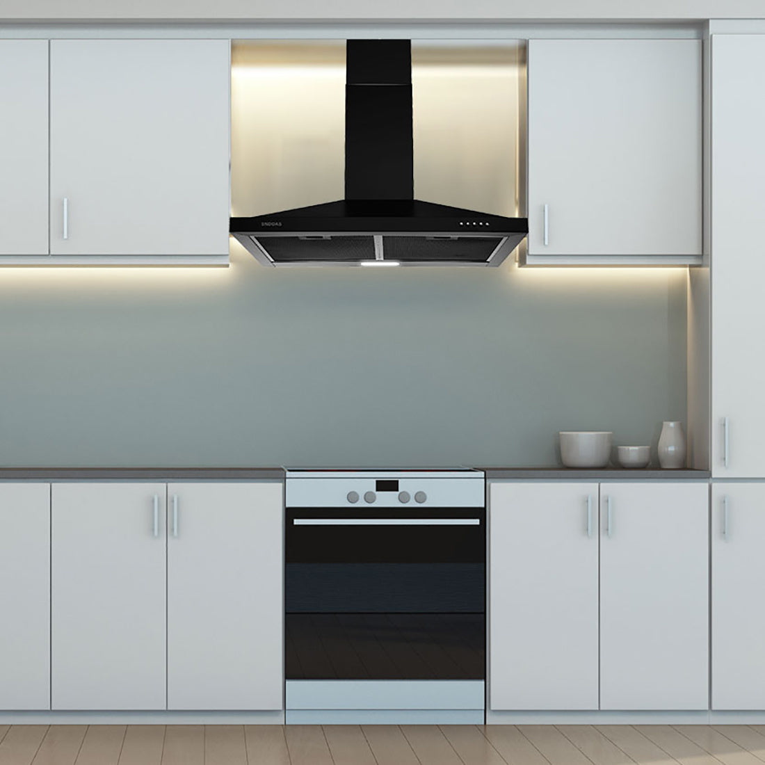 30 inch Wall Mount Range Hood Kitchen Exhaust Stove Vent 350CFM Mechanical Control - Renee Lane Company