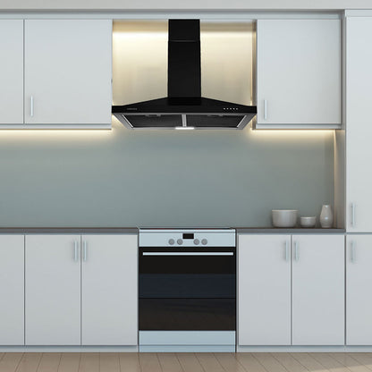 30 inch Wall Mount Range Hood Kitchen Exhaust Stove Vent 350CFM Mechanical Control - Renee Lane Company