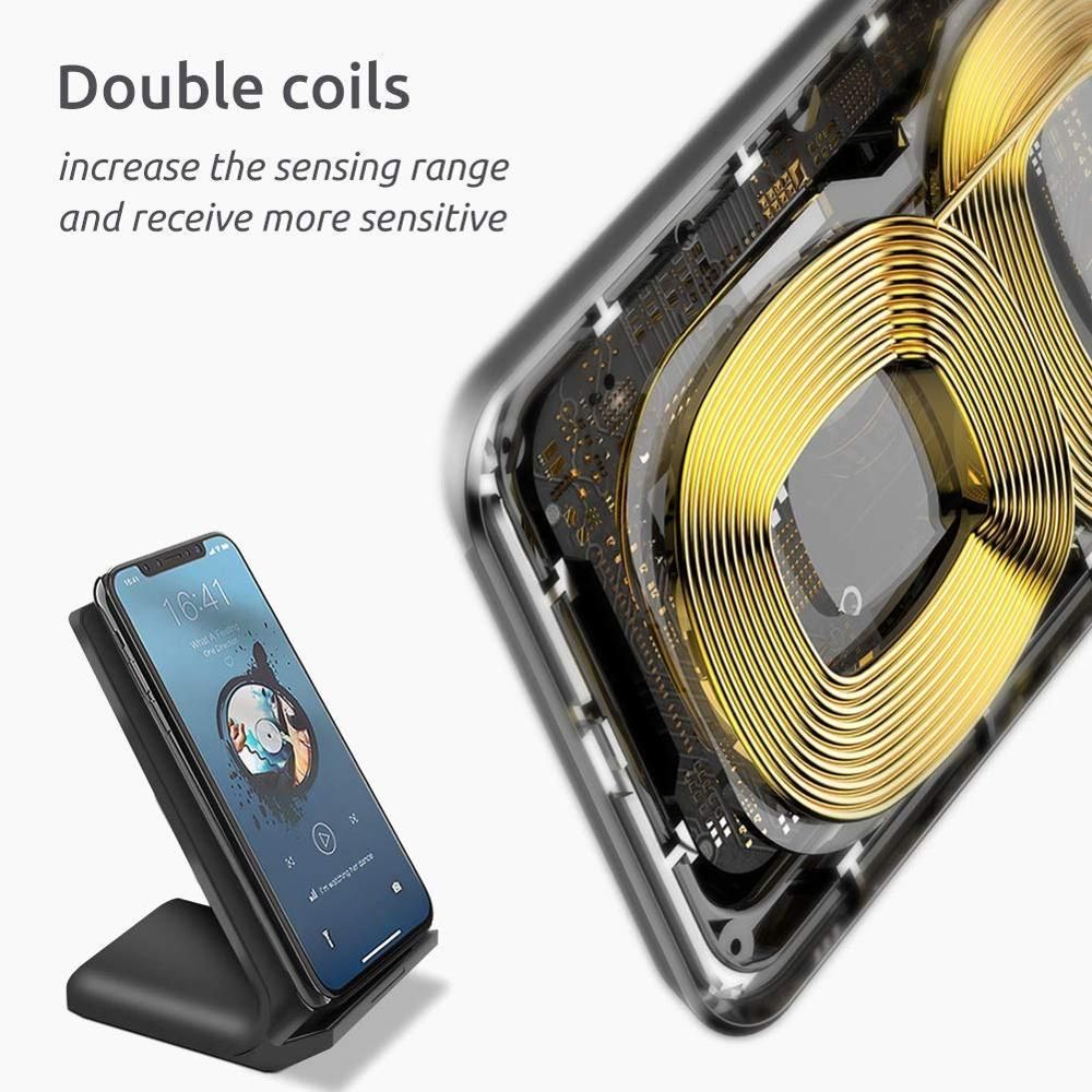 30W Wireless Charger for Samsung S22 S21 Note 20 15W 2 in 1 Fast Charging Stand For iPhone 14 13 12 11 XS XR X 8 Airpods Pro - Renee Lane Company