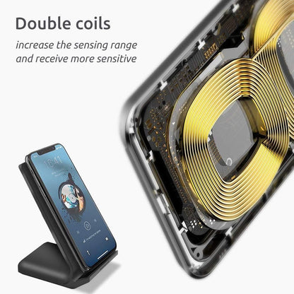 30W Wireless Charger for Samsung S22 S21 Note 20 15W 2 in 1 Fast Charging Stand For iPhone 14 13 12 11 XS XR X 8 Airpods Pro - Renee Lane Company