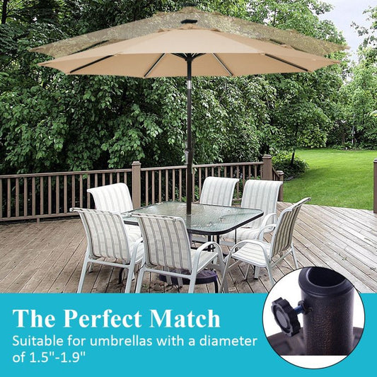 30lbs 18 Inches Heavy Duty Outdoor Patio Market Umbrella Base - Renee Lane Company