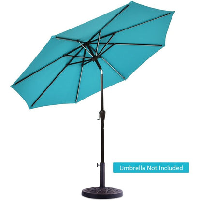 30lbs 18 Inches Heavy Duty Outdoor Patio Market Umbrella Base - Renee Lane Company