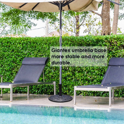 30lbs 18 Inches Heavy Duty Outdoor Patio Market Umbrella Base - Renee Lane Company