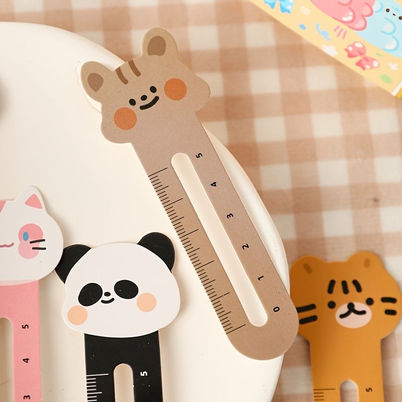 30pcs Cartoon Cute Ruler Bookmarks - Renee Lane Company
