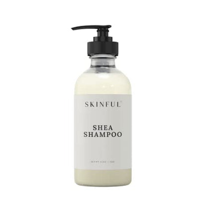 Skinful Shea Shampoo for Dry Hair - Nourishing Cleansing Hydrating Shampoo for Shiny Hair Growth - 8.2oz
