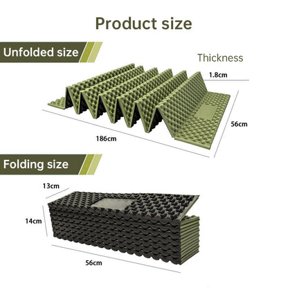 330g Lightweight Foam Camping Mattress | Portable Foldable Sleeping Pad, Moisture-Resistant & Insulated for Hiking, Backpacking - Renee Lane Company