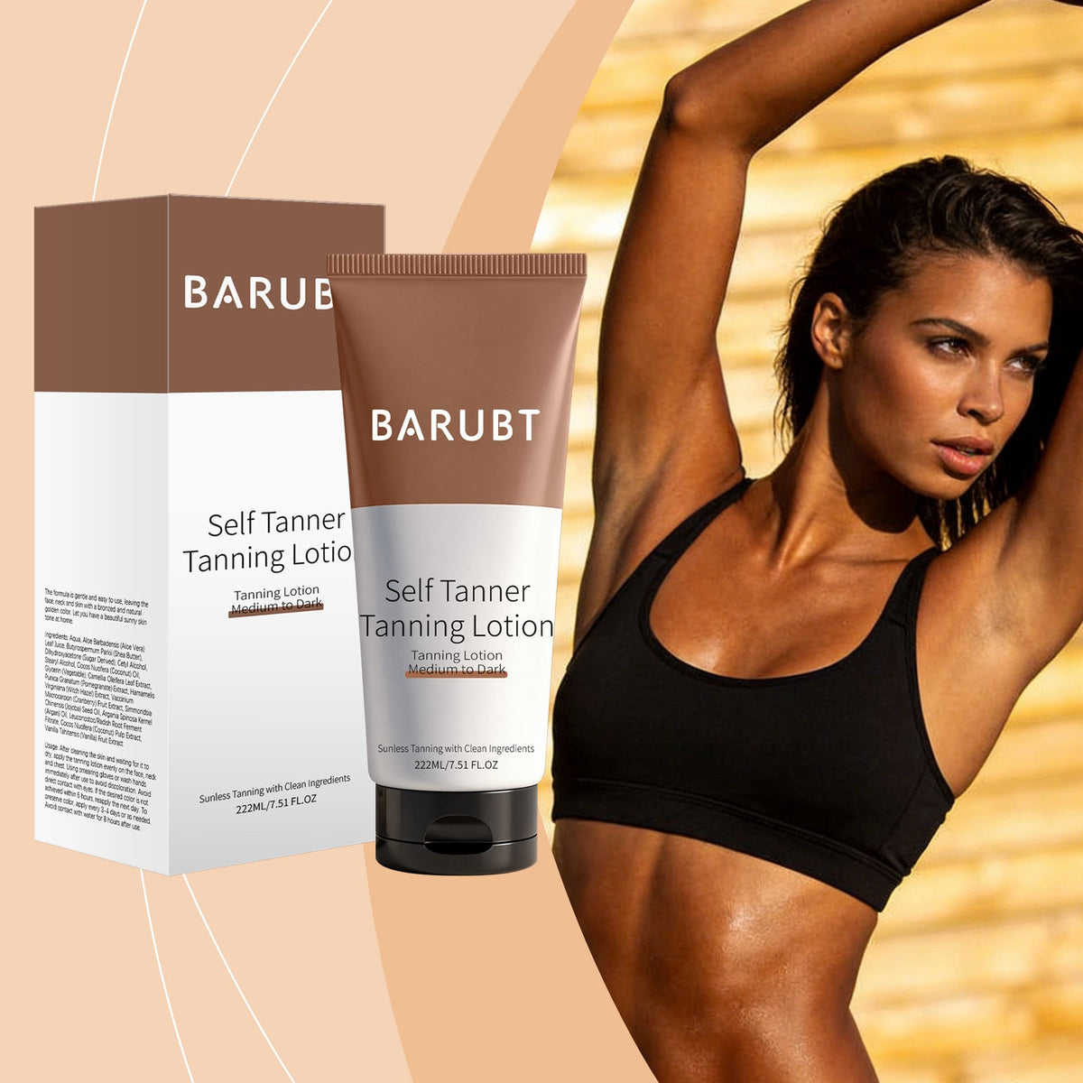 Self-Tanning Lotion Deep Brown