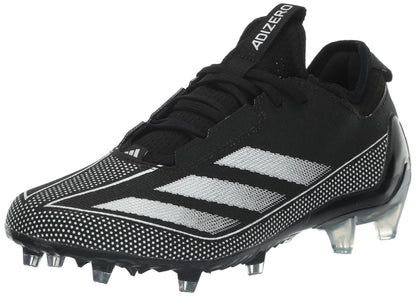 adidas Mens Adizero Electric.1 Football Sneaker Black/White/Black 8