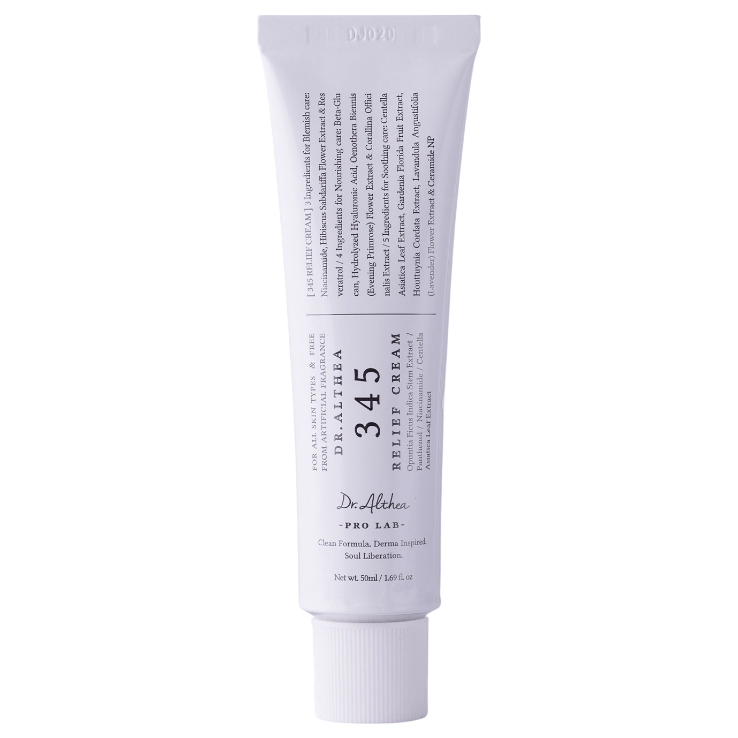 345 Relief Cream with niacinamideand panthenol