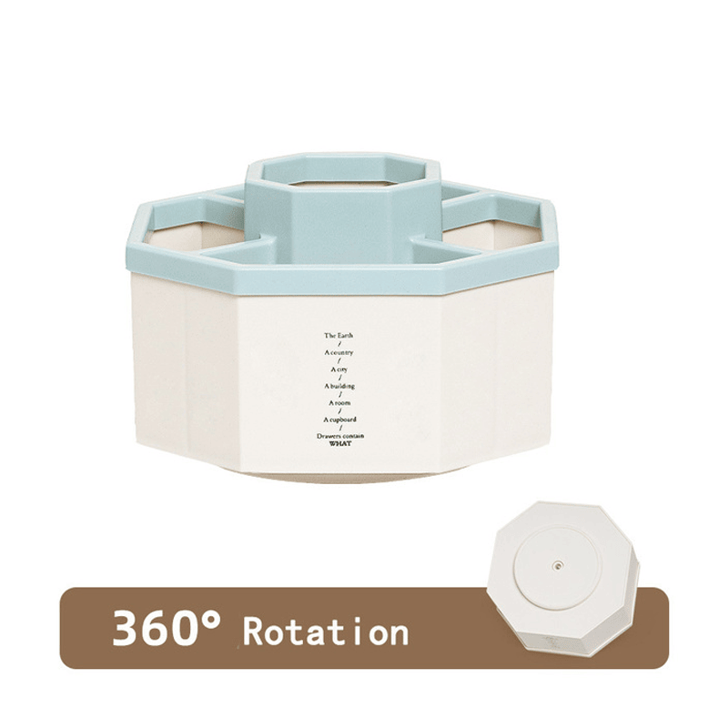 360° Rotating Pen Holder Desk Accessories Large Capacity Pencil Storage Box Desktop Organizer School Office Stationery - Renee Lane Company