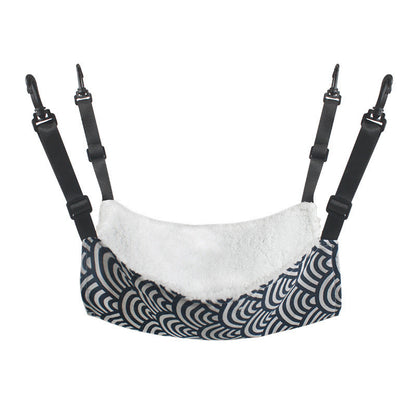 Lamb Fleece Cat Hanging Beds Pets Cage Hammock Bed For Kitten Hanging Seat Indoor Durable Winter Cat Bed Kitty Nest Puppy Cushion Pet Products - Renee Lane Company