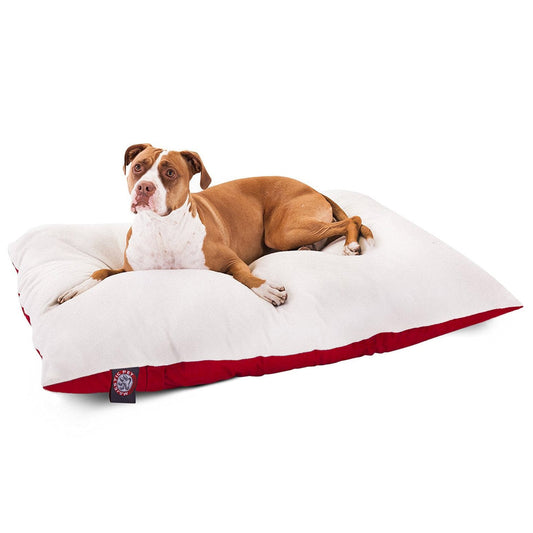 36x48 Red Rectangle Pet Dog Bed By Majestic Pet Products Large - Renee Lane Company