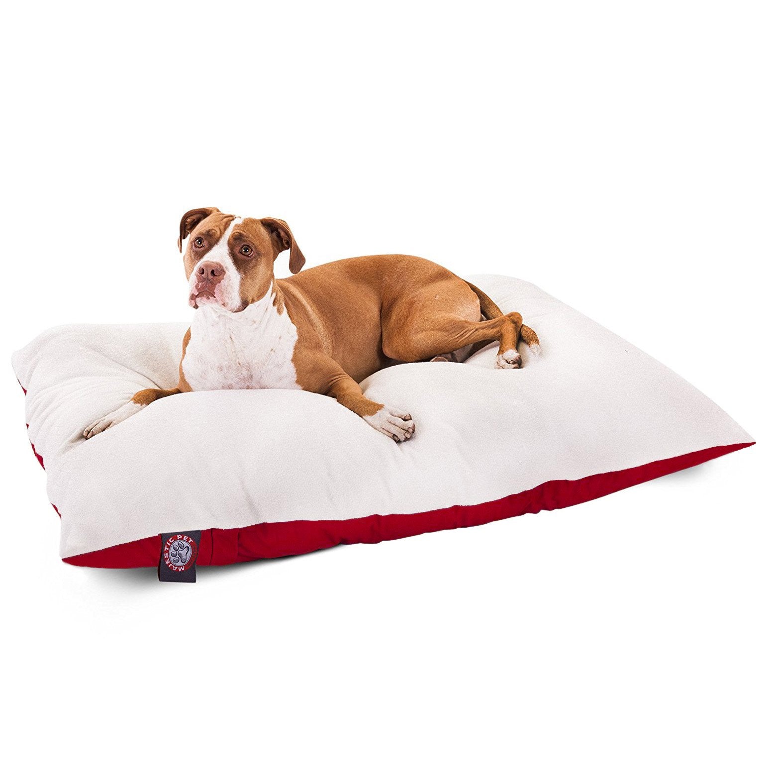 36x48 Red Rectangle Pet Dog Bed By Majestic Pet Products Large - Renee Lane Company