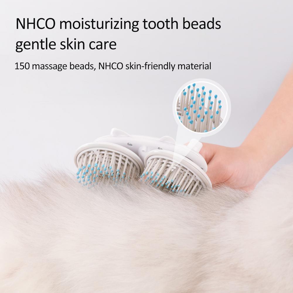 Pet Cat Brush Dog Slicker Brush Double-headed Negative Ion One-button Self Cleaning Dog Cat Hair Removal Pets Products - Renee Lane Company
