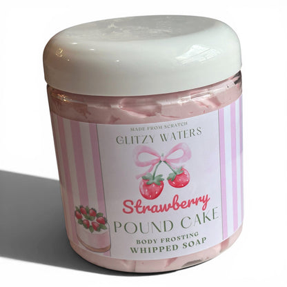 Strawberry Pound Cake Whipped Soap