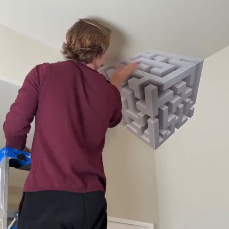 3D Creative Wall Stickers - Reality-Remodeling Illusion Art for Impossible Corners, Home & Wall Decor - Renee Lane Company