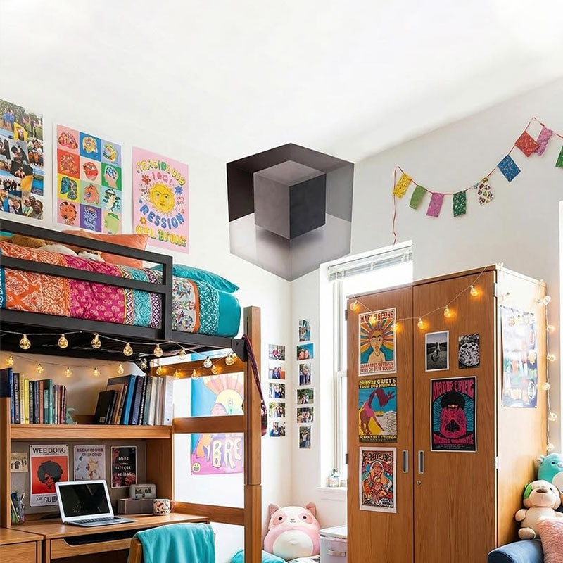 3D Creative Wall Stickers - Reality-Remodeling Illusion Art for Impossible Corners, Home & Wall Decor - Renee Lane Company