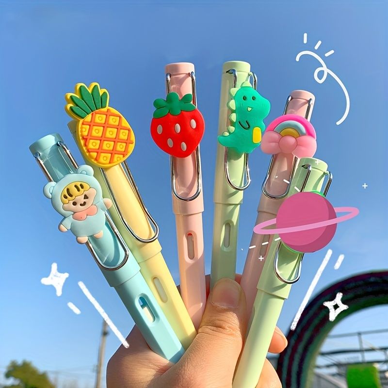 3PCS/4PCS Eternity Pencil Not Easy To Break Lead Not Dirty Hands Primary School Students Free Sharpening Pencil - Renee Lane Company