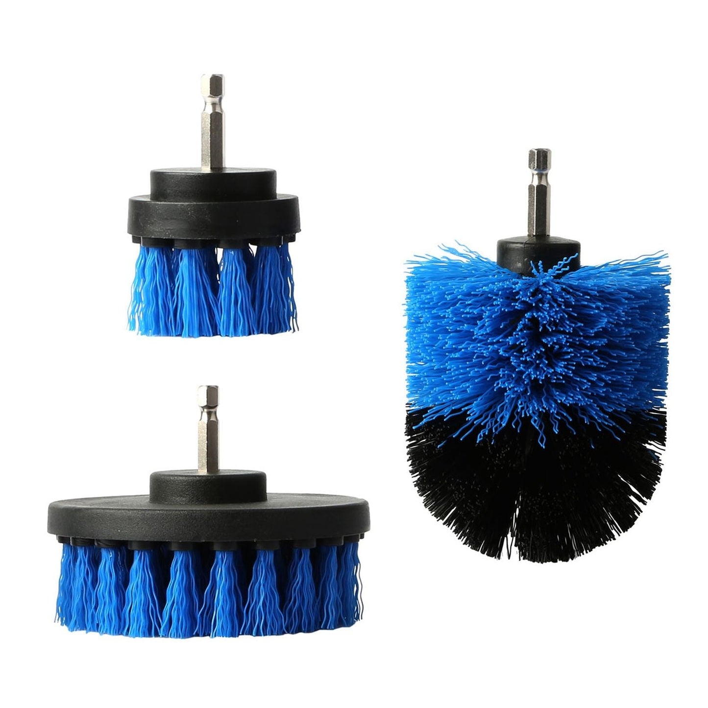 3Pcs/Set Drill Brush Power Scrubber Cleaning Brush for Car Carpet Wall Tile Tub Cleaner Combo - Renee Lane Company