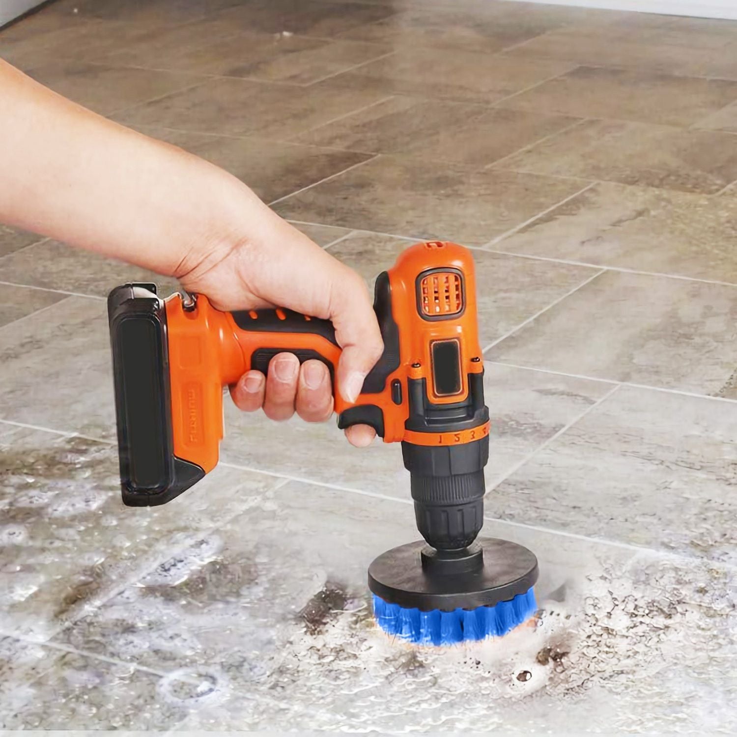3Pcs/Set Drill Brush Power Scrubber Cleaning Brush for Car Carpet Wall Tile Tub Cleaner Combo - Renee Lane Company