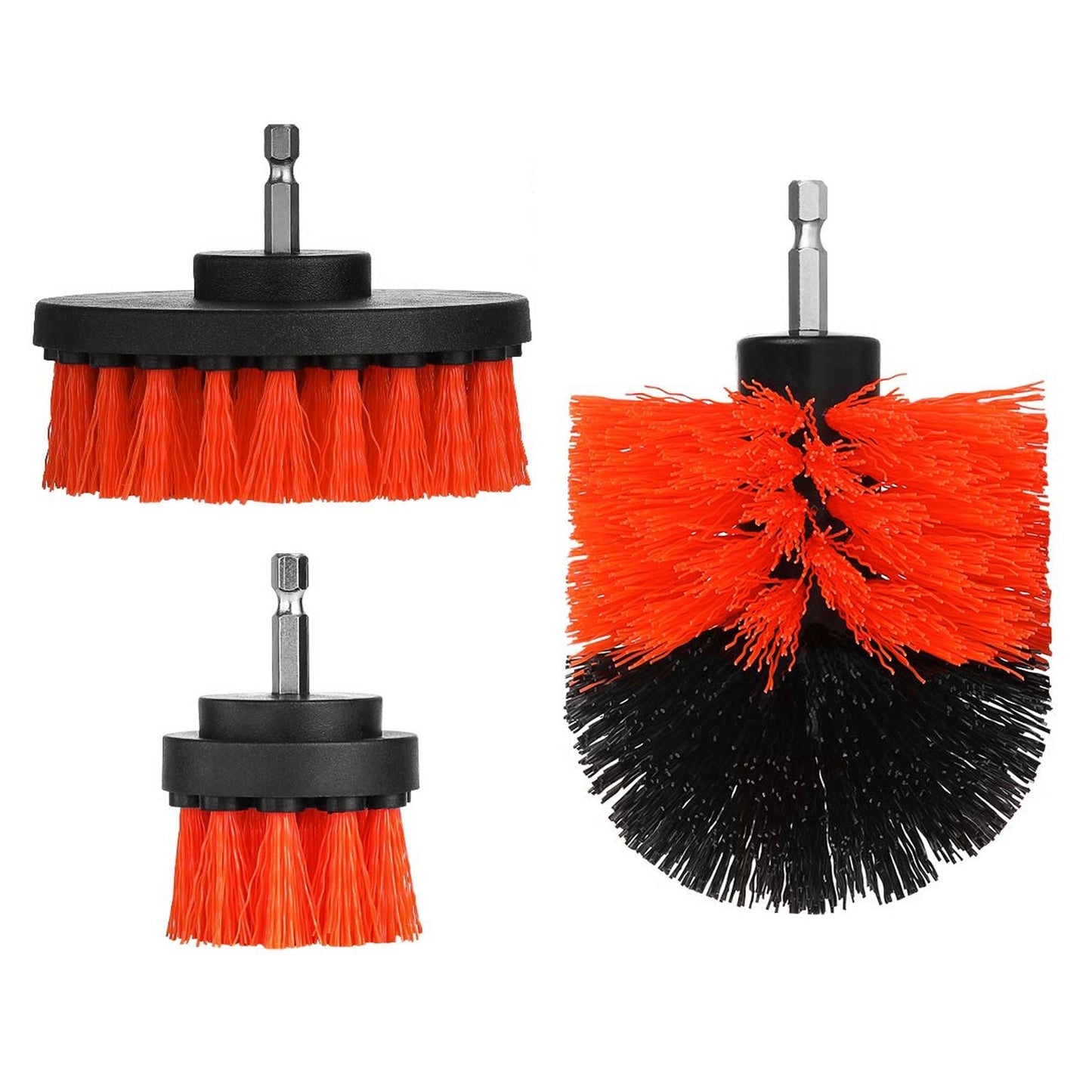 3Pcs/Set Drill Brush Power Scrubber Cleaning Brush for Car Carpet Wall Tile Tub Cleaner Combo - Renee Lane Company