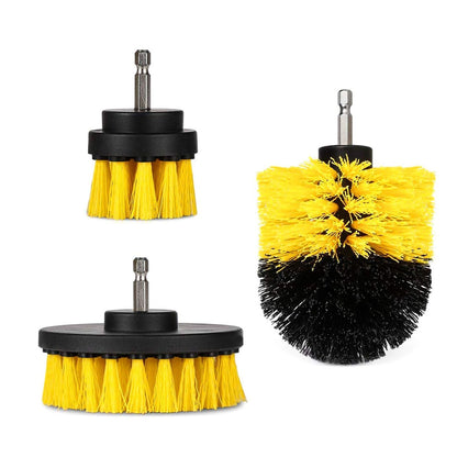 3Pcs/Set Drill Brush Power Scrubber Cleaning Brush for Car Carpet Wall Tile Tub Cleaner Combo - Renee Lane Company