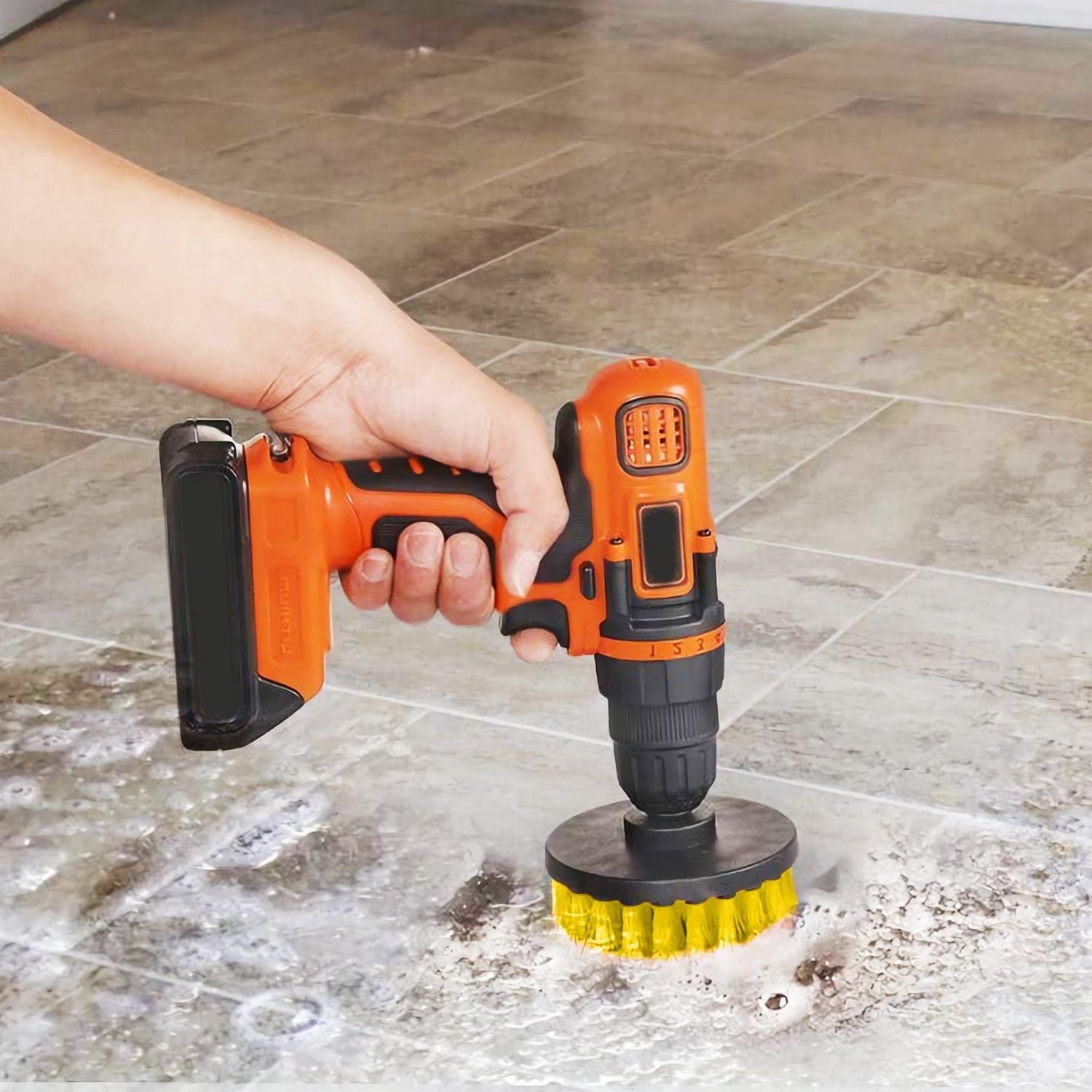 3Pcs/Set Drill Brush Power Scrubber Cleaning Brush for Car Carpet Wall Tile Tub Cleaner Combo - Renee Lane Company