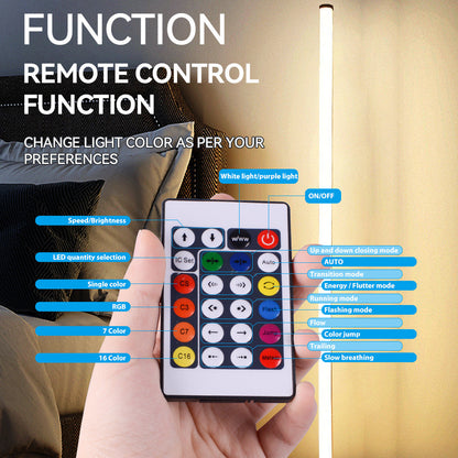USB Powered LED Lights for Bedroom, Floor Lamp Room Lights,Color Changing Floor LED Light with Remote Control,Decorative Floor Ambient Night Light for Bedroom, Living Room, Game Room,Indoor Lighting, Cozy Lighting for Home Decor - Renee Lane Company