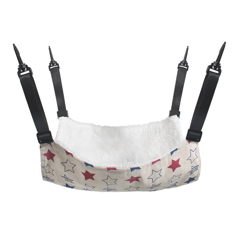 Lamb Fleece Cat Hanging Beds Pets Cage Hammock Bed For Kitten Hanging Seat Indoor Durable Winter Cat Bed Kitty Nest Puppy Cushion Pet Products - Renee Lane Company