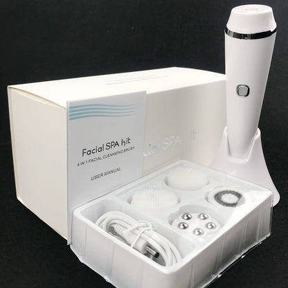 4 In 1 Facial Cleansing Brush, 3 Speeds USB Rechargeable Exfoliating And Facial Massage - Renee Lane Company