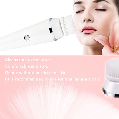 4 In 1 Facial Cleansing Brush, 3 Speeds USB Rechargeable Exfoliating And Facial Massage - Renee Lane Company