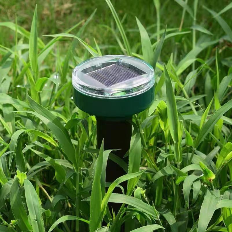 4 pcs Solar Powered Repellent Ultrasonic Outdoor Lawn Garden Snake Rodent Repeller; mouse repeller - Renee Lane Company