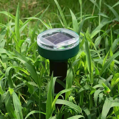4 pcs Solar Powered Repellent Ultrasonic Outdoor Lawn Garden Snake Rodent Repeller; mouse repeller - Renee Lane Company