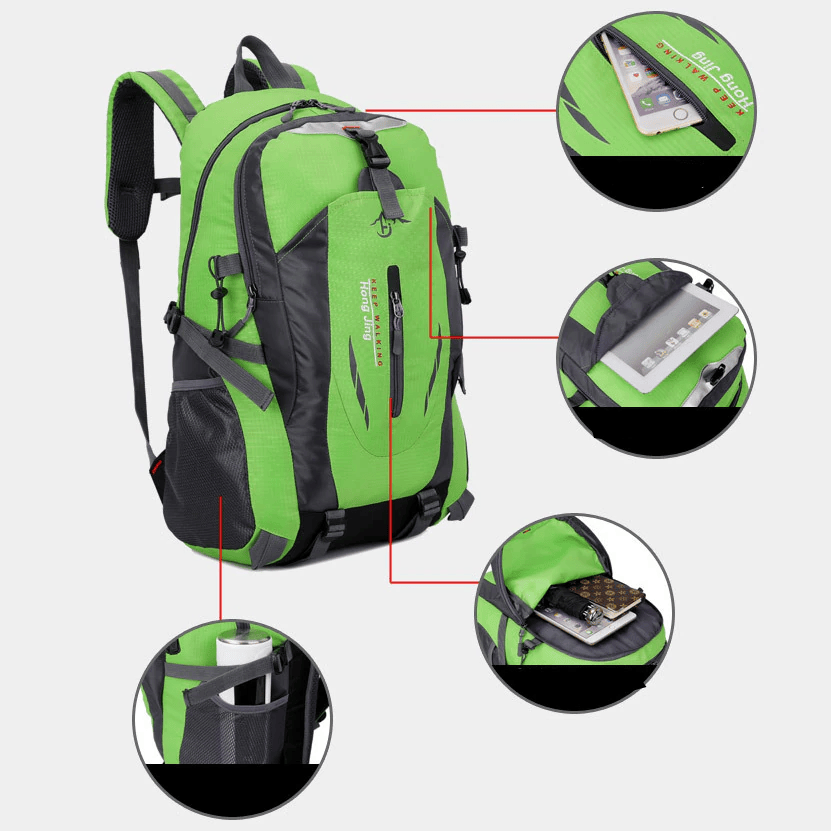 40L Men Women Travel Backpack Rucksack Camping Laptop Hiking School Book Bag USA - Renee Lane Company