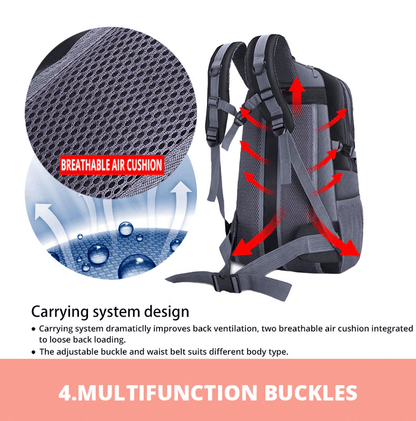 40L Men Women Travel Backpack Rucksack Camping Laptop Hiking School Book Bag USA - Renee Lane Company