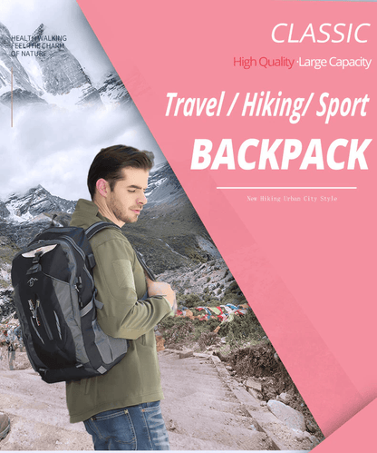 40L Men Women Travel Backpack Rucksack Camping Laptop Hiking School Book Bag USA - Renee Lane Company