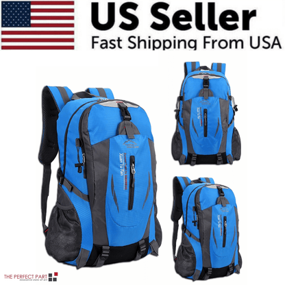 40L Men Women Travel Backpack Rucksack Camping Laptop Hiking School Book Bag USA - Renee Lane Company