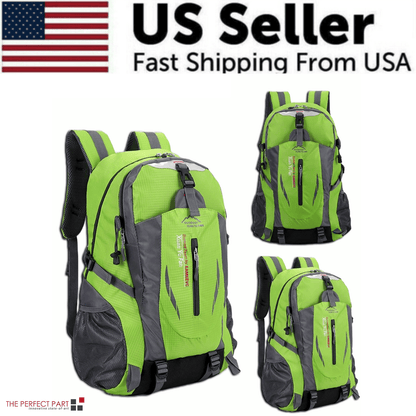 40L Men Women Travel Backpack Rucksack Camping Laptop Hiking School Book Bag USA - Renee Lane Company