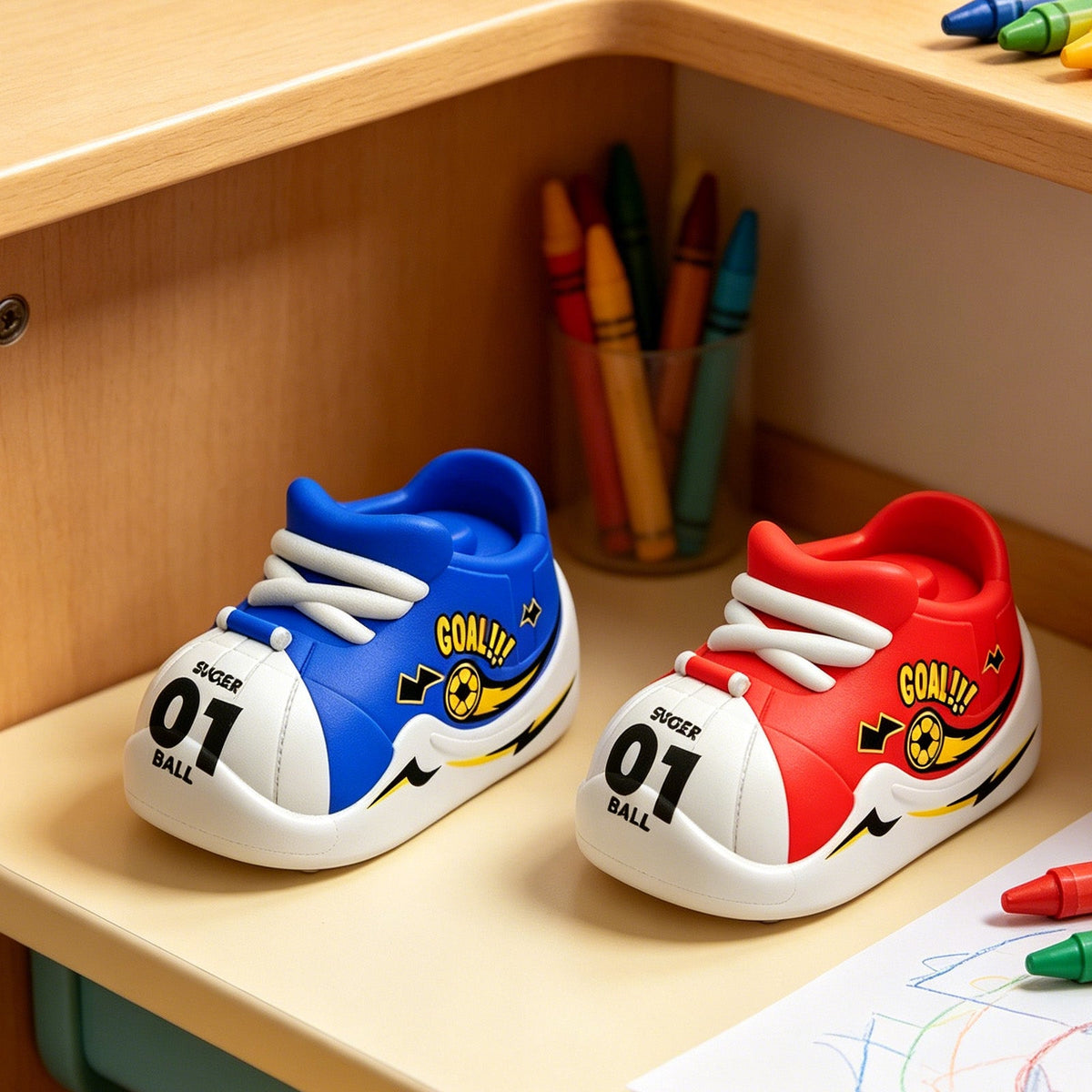 Spring-loaded Soccer Shoes