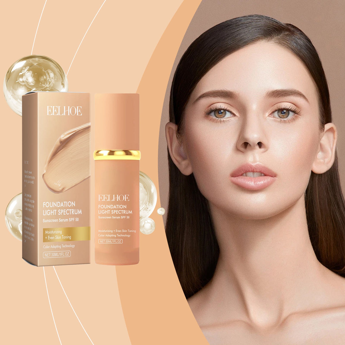 Concealing Color-Changing Foundation