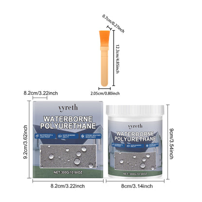 Roof Waterproof Adhesive Coating 300g Bottle-1 Brush1box