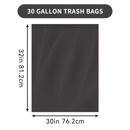 45 Pieces Puncture Tear Resistant Trash Bags, 30 Gallon Capacity, Multipurpose Cleaning Supplies For Industrial, Garden, Home, And Commercial Use - Durable, Leak-Proof - Renee Lane Company