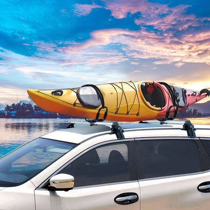 47.24in Universal Top Roof Rack Cross Bar Cargo Carrier Aluminum Crossbar Rack with 165LBS Capacity Fit for Most Vehicle Wagon Car Without Roof Side Rail - Renee Lane Company