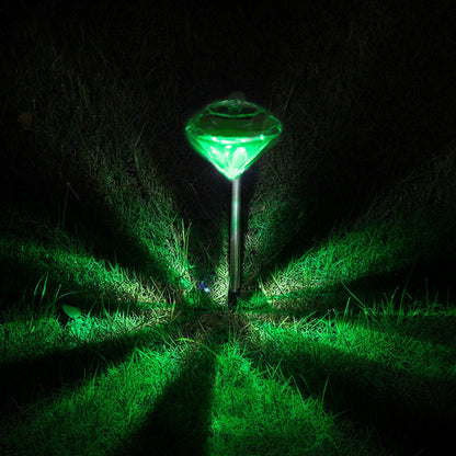 4Pcs Solar Garden Light Outdoor Diamond LED Light IP65 Waterproof Stake Decorative Lamp - Renee Lane Company