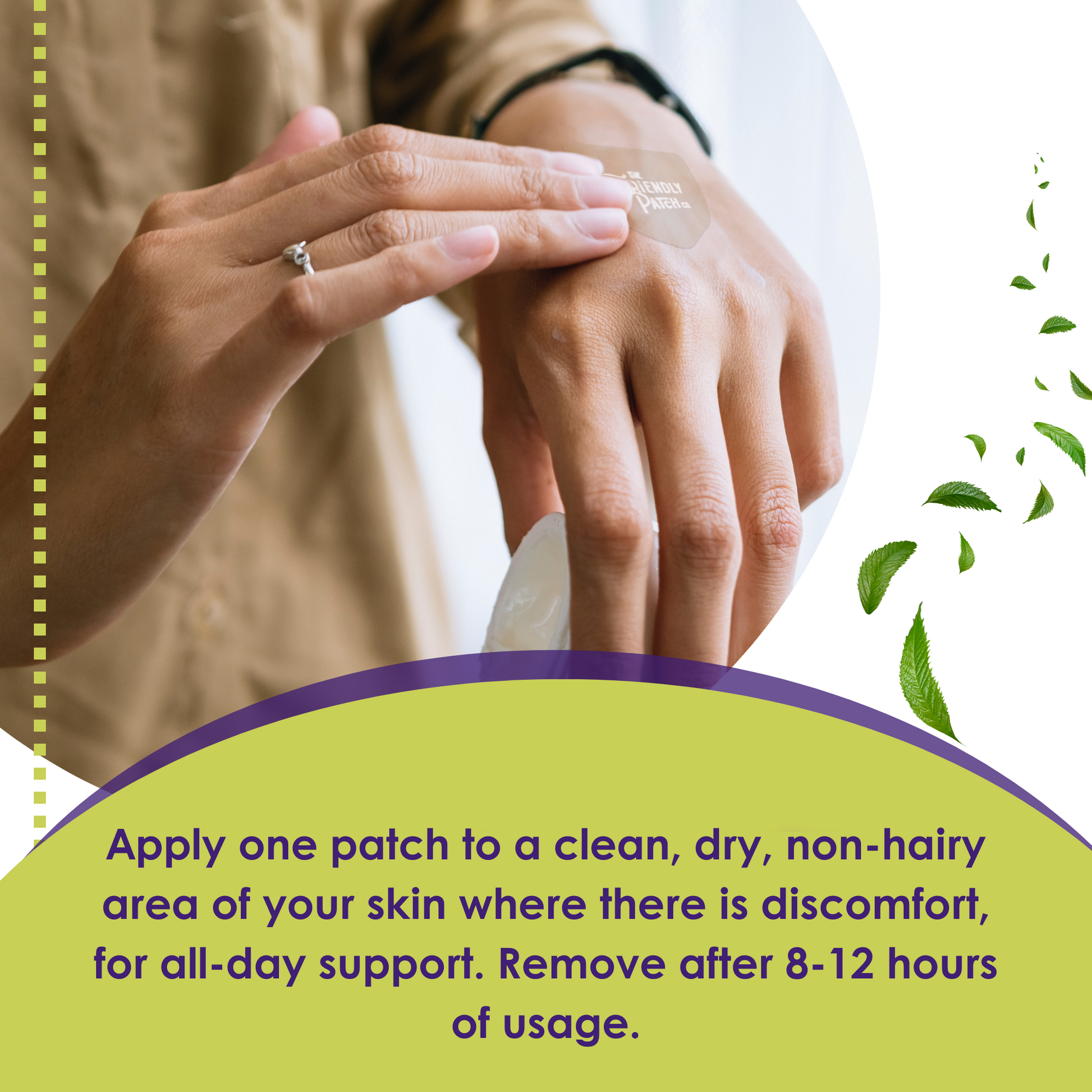 Relief Day Pain Patches: Sustained Arnica & Willow Bark Patches - 8 pack - Renee Lane Company