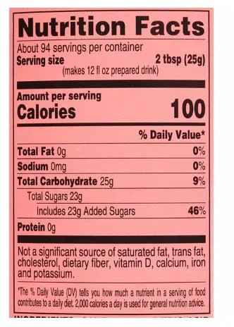 4C Iced Tea Mix Variety – Lemon, Raspberry & Peach – Real Cane Sugar Drink Mix – 82.6 oz – 94 Servings Family Beverage